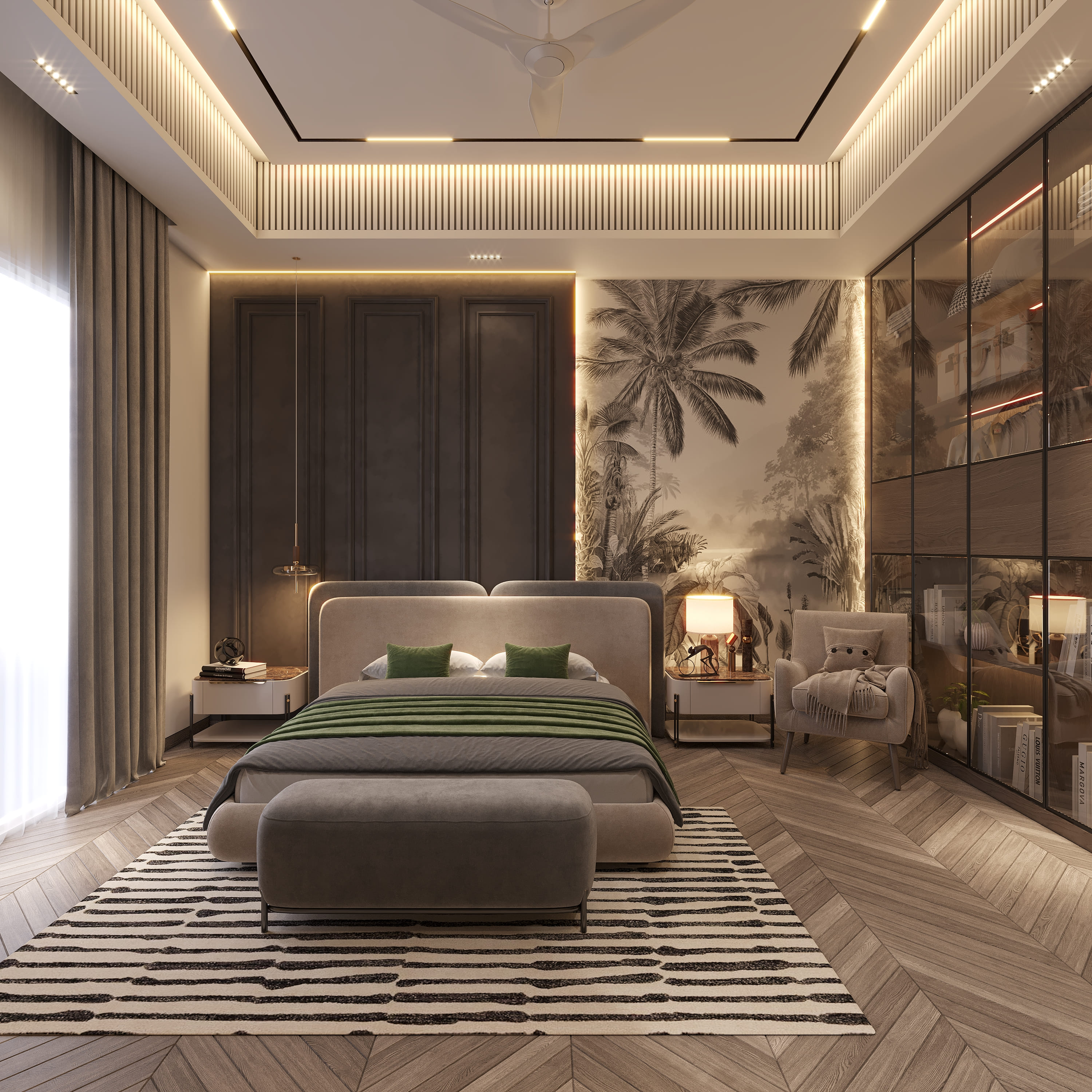 Lush Bedroom